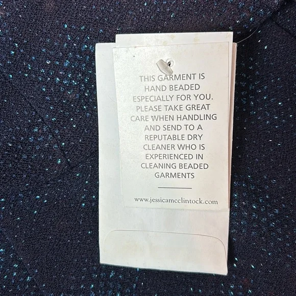 Y2K Scott McClintock halter neck sparkly evening gown Vintage 10P (modern 4-6) - Picture 13 of 16